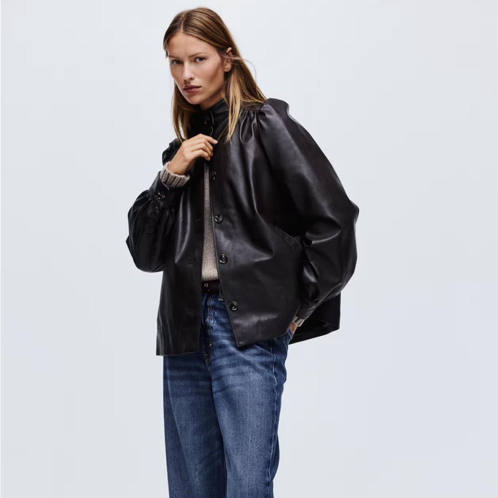 Viral H&M Faux Leather Jacket - Picture 12 of 13